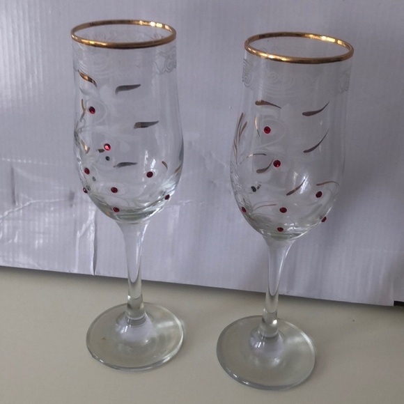 Champagne Flutes, Set of 2 - Picture 3 of 8